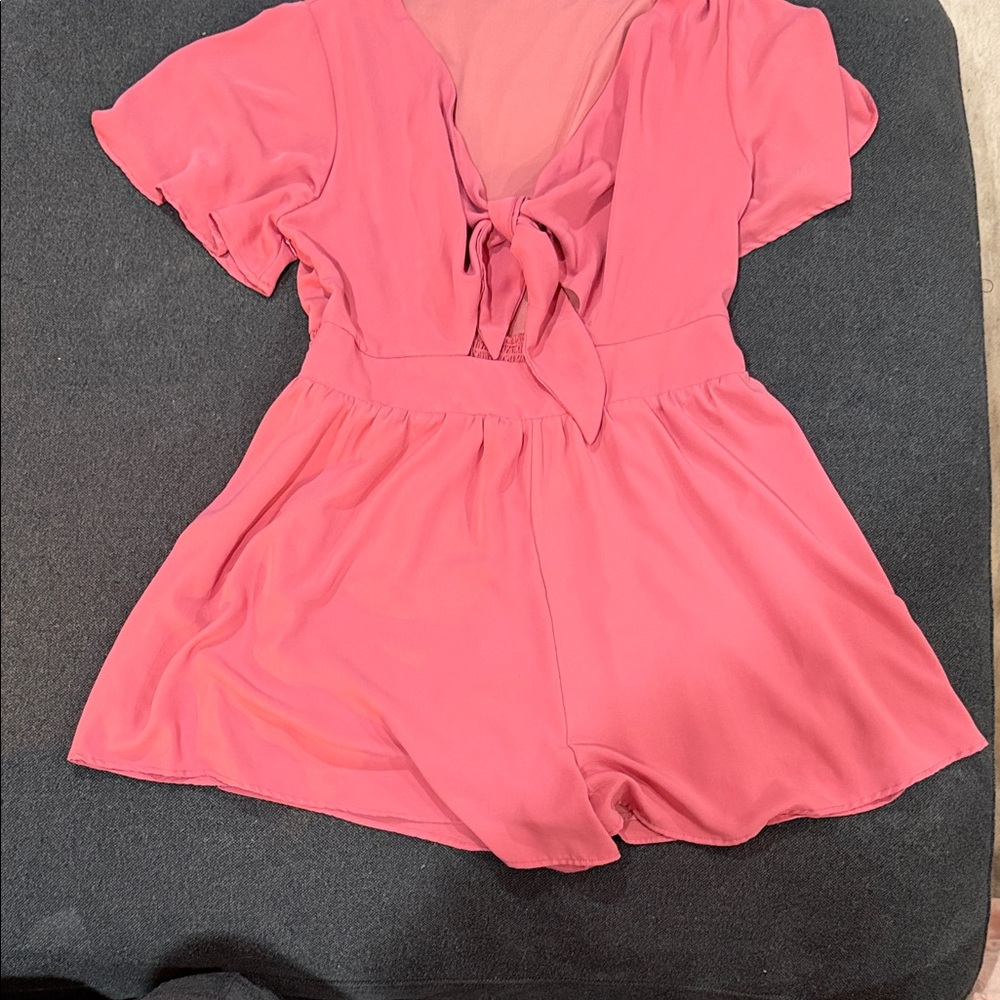 Amazon Essentials Pink Jumpsuit - image 1